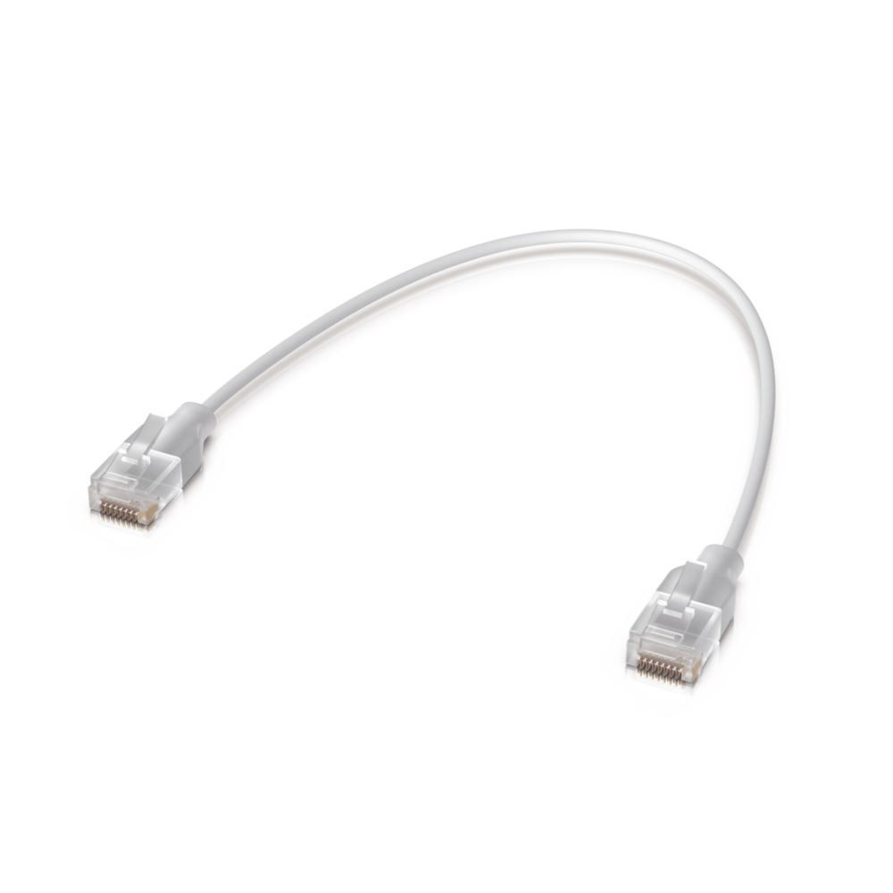 Pack de 24 Patchcords UniFi Etherlighting™ de 15 cm, hasta 2.5G / Conector RJ45 transparente para mejores efectos de luz con Switches USW PRO MAX