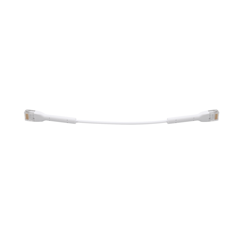 UniFi Ethernet Patch Cable Cat6 de 22 cm, color blanco