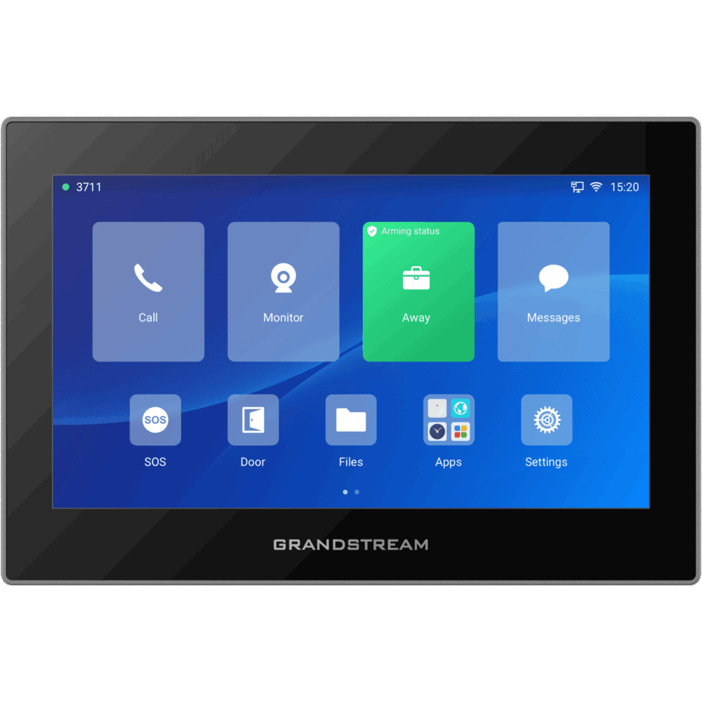 Estación de Intercomunicación SIP con Wi-Fi 6, Bluetooth y Control Total para Agendamiento de Salas y Edificios Inteligentes (Color Negro)
