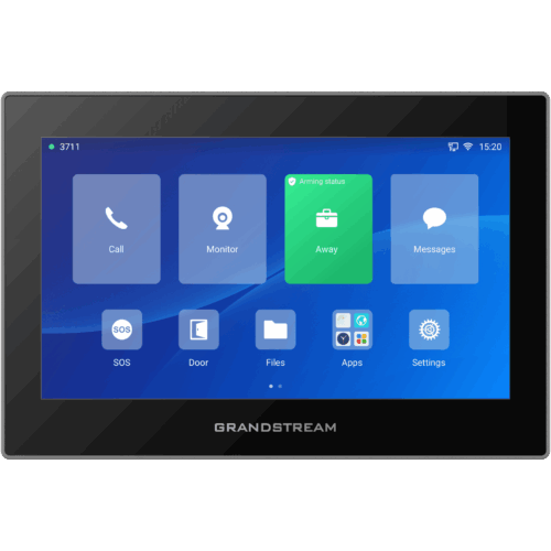 Estación de Intercomunicación SIP con Wi-Fi 6, Bluetooth y Control Total para Agendamiento de Salas y Edificios Inteligentes (Color Negro)