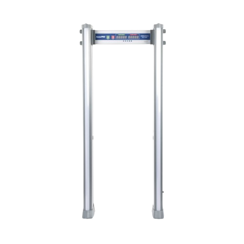 Arco detector de metales 18 zonas 100% exterior APMESC18EXT2 ACCESSPRO con barras de luces laterales y contador de personas para Guadalajara