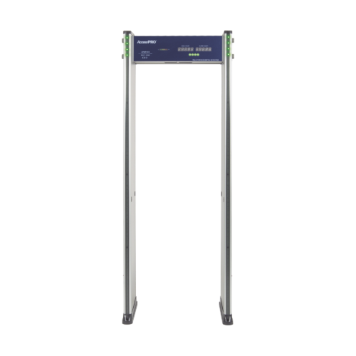 Arco detector de metales 6 zonas interior APMESC6 ACCESSPRO con barras de luces laterales y contador de personas para Guadalajara